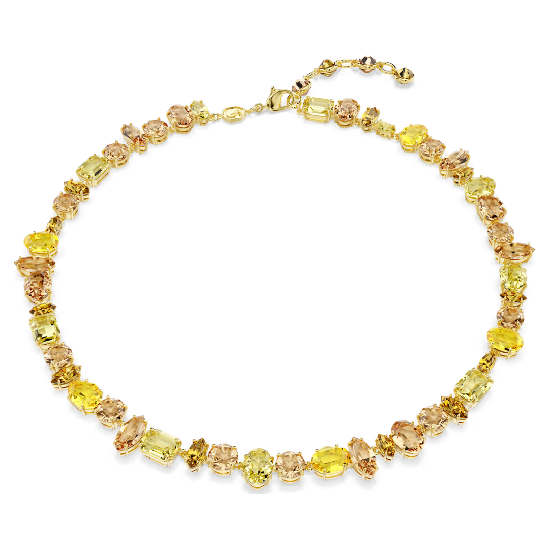 SWAROVSKI שרשרת GEMA ציפוי זהב