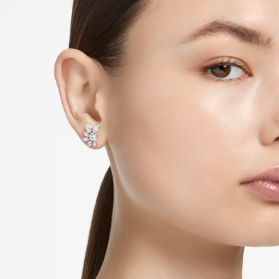 SWAROVSKI עגילי MESMERA ציפוי רודיום