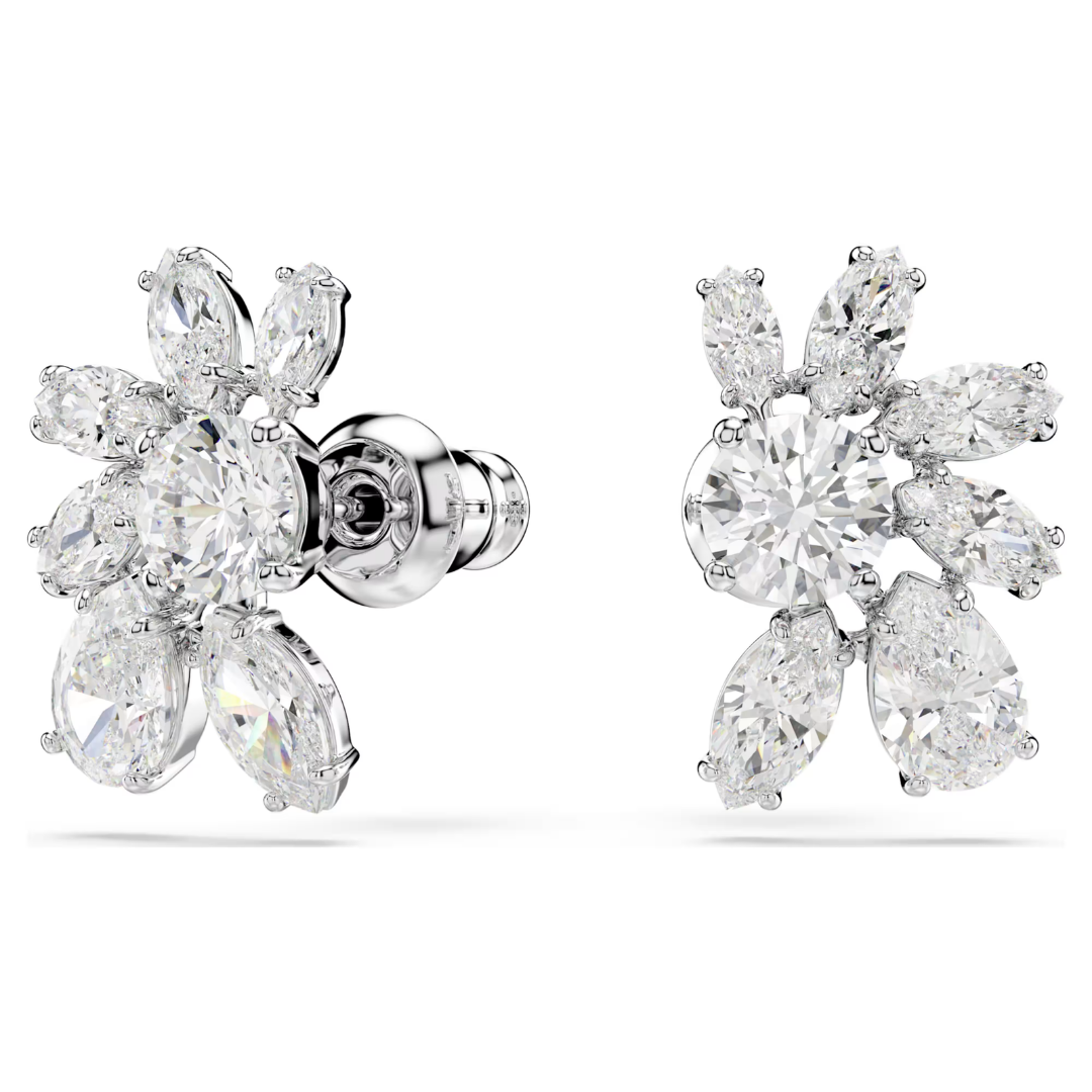 SWAROVSKI עגילי MESMERA ציפוי רודיום