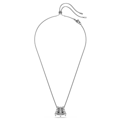 SWAROVSKI שרשרת SUBLIMA ציפוי רודיום שחור