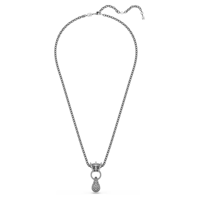 SWAROVSKI שרשרת SUBLIMA ציפוי רודיום שחור