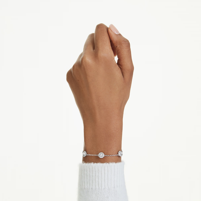 SWAROVSKI צמיד UNA ציפוי רודיום