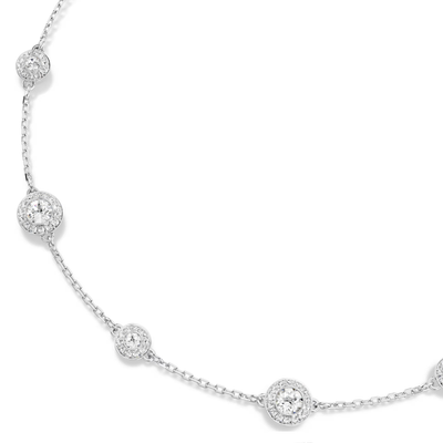 SWAROVSKI שרשרת UNA ציפוי רודיום