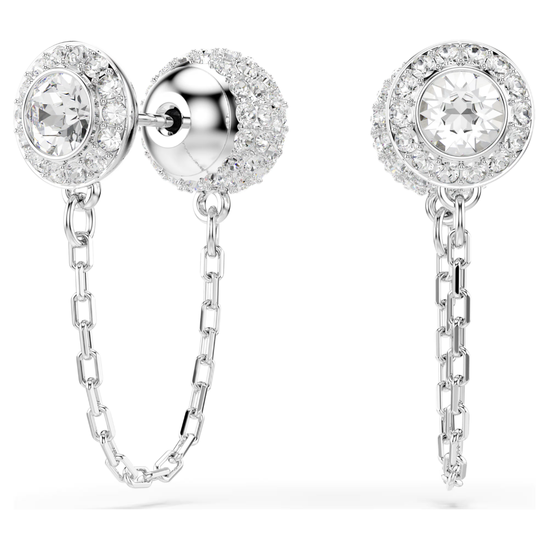 SWAROVSKI עגילי UNA ציפוי רודיום