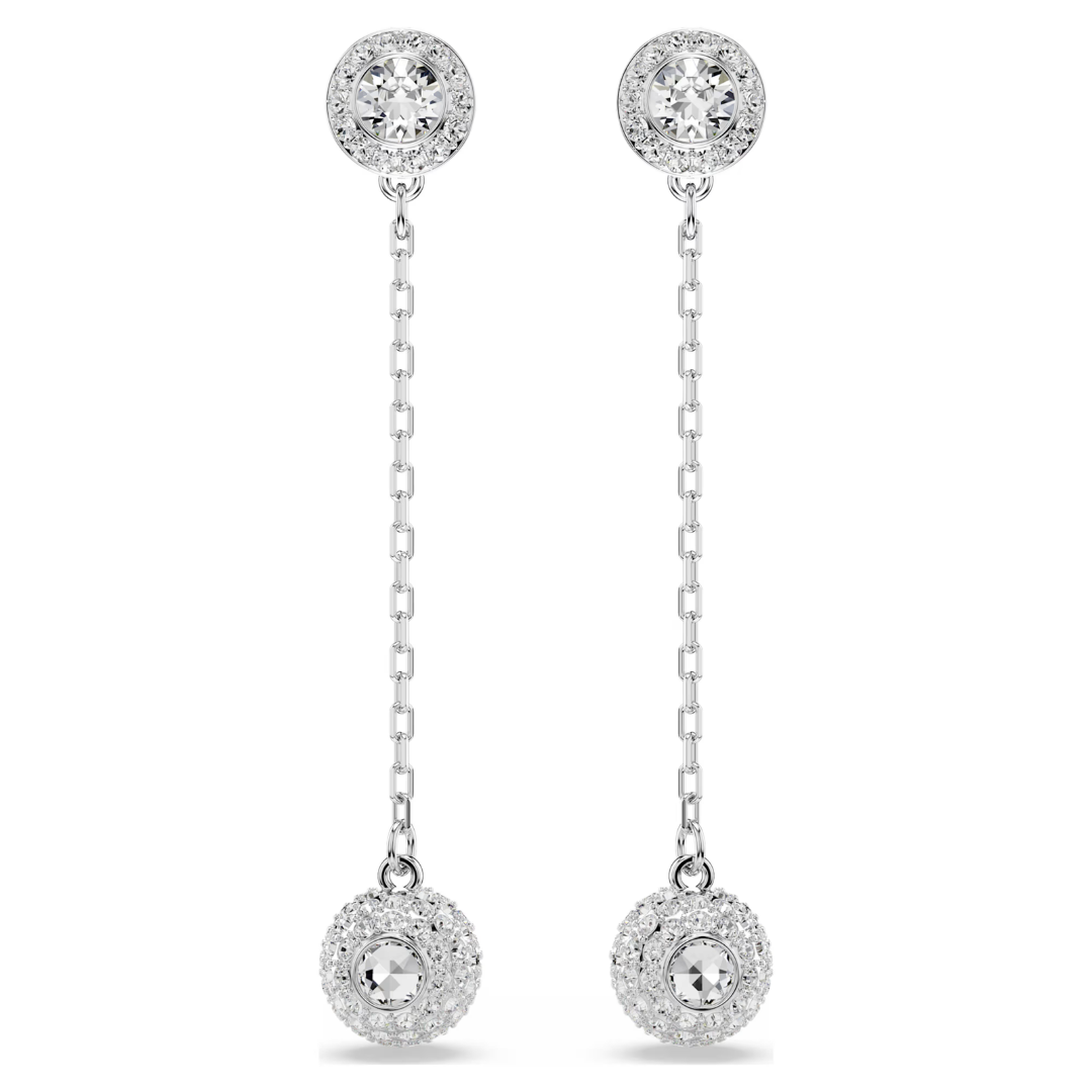 SWAROVSKI עגילי UNA ציפוי רודיום