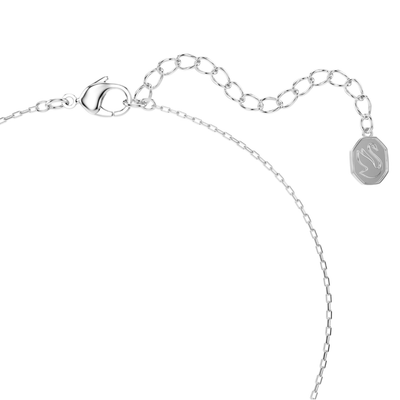 SWAROVSKI סט שרשרת ועגילים MAGIC ציפוי רודיום