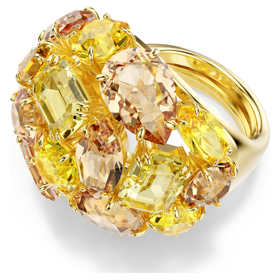 SWAROVSKI טבעת GEMA ציפוי זהב