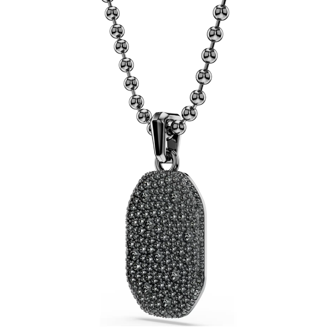 SWAROVSKI שרשרת DEXTERA ציפוי רודיום שחור
