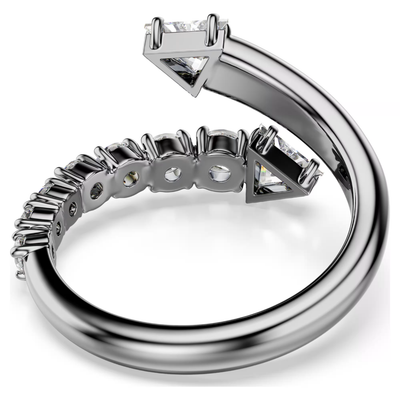 SWAROVSKI טבעת SUBLIMA ציפוי רודיום שחור