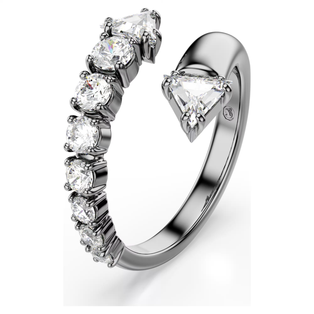 SWAROVSKI טבעת SUBLIMA ציפוי רודיום שחור