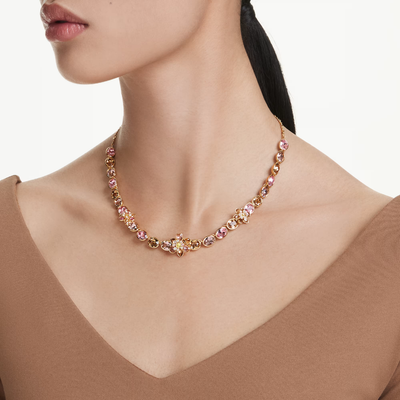 SWAROVSKI שרשרת IDYLLIA ציפוי זהב