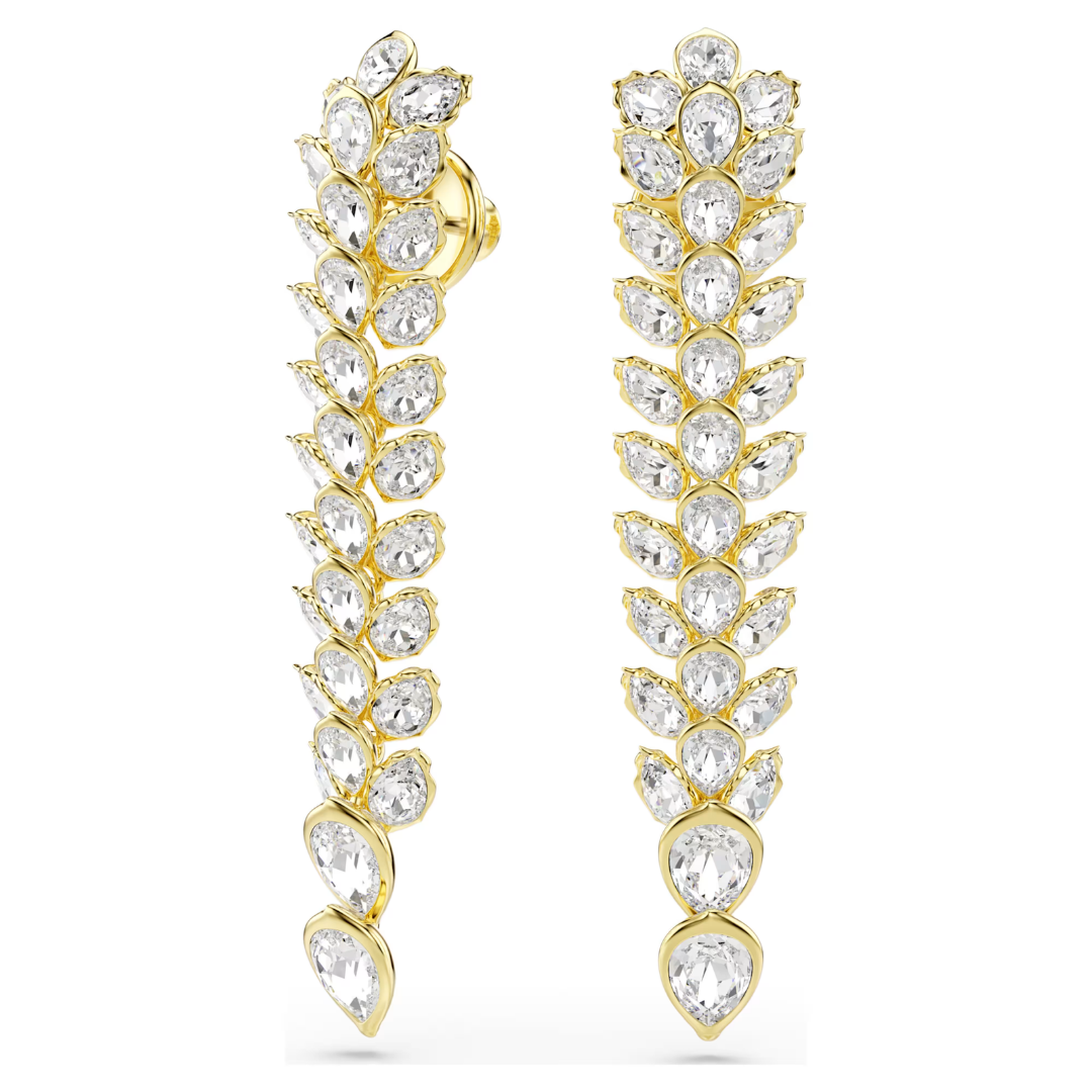 SWAROVSKI עגילי IDYLLIA ציפוי זהב