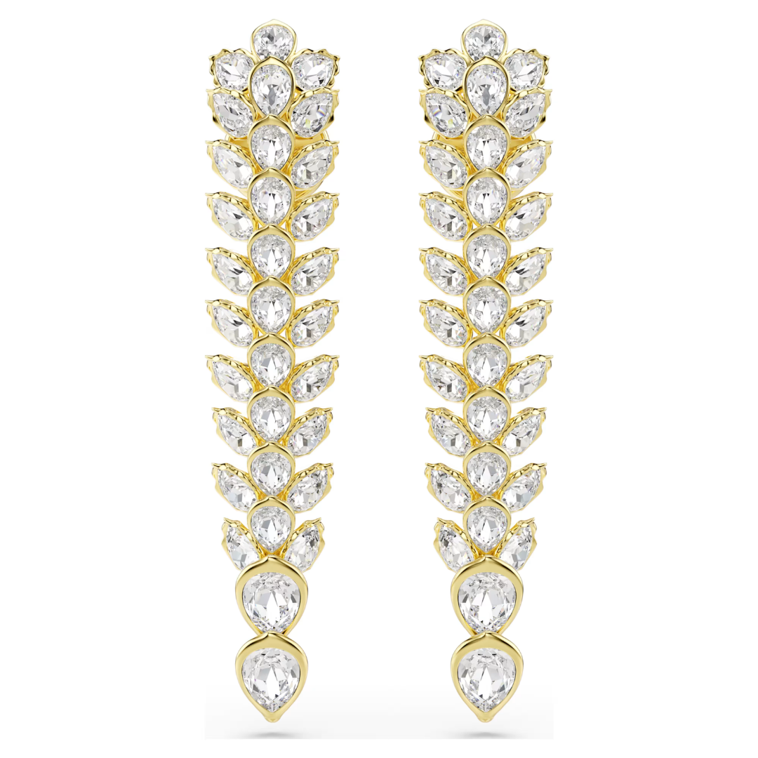 SWAROVSKI עגילי IDYLLIA ציפוי זהב