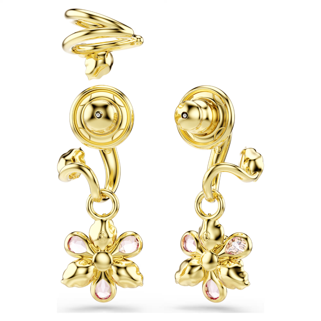 SWAROVSKI עגילי IDYLLIA ציפוי זהב