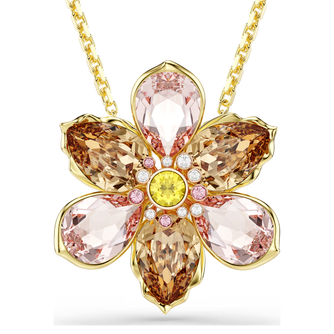 SWAROVSKI שרשרת IDYLLIA ציפוי זהב