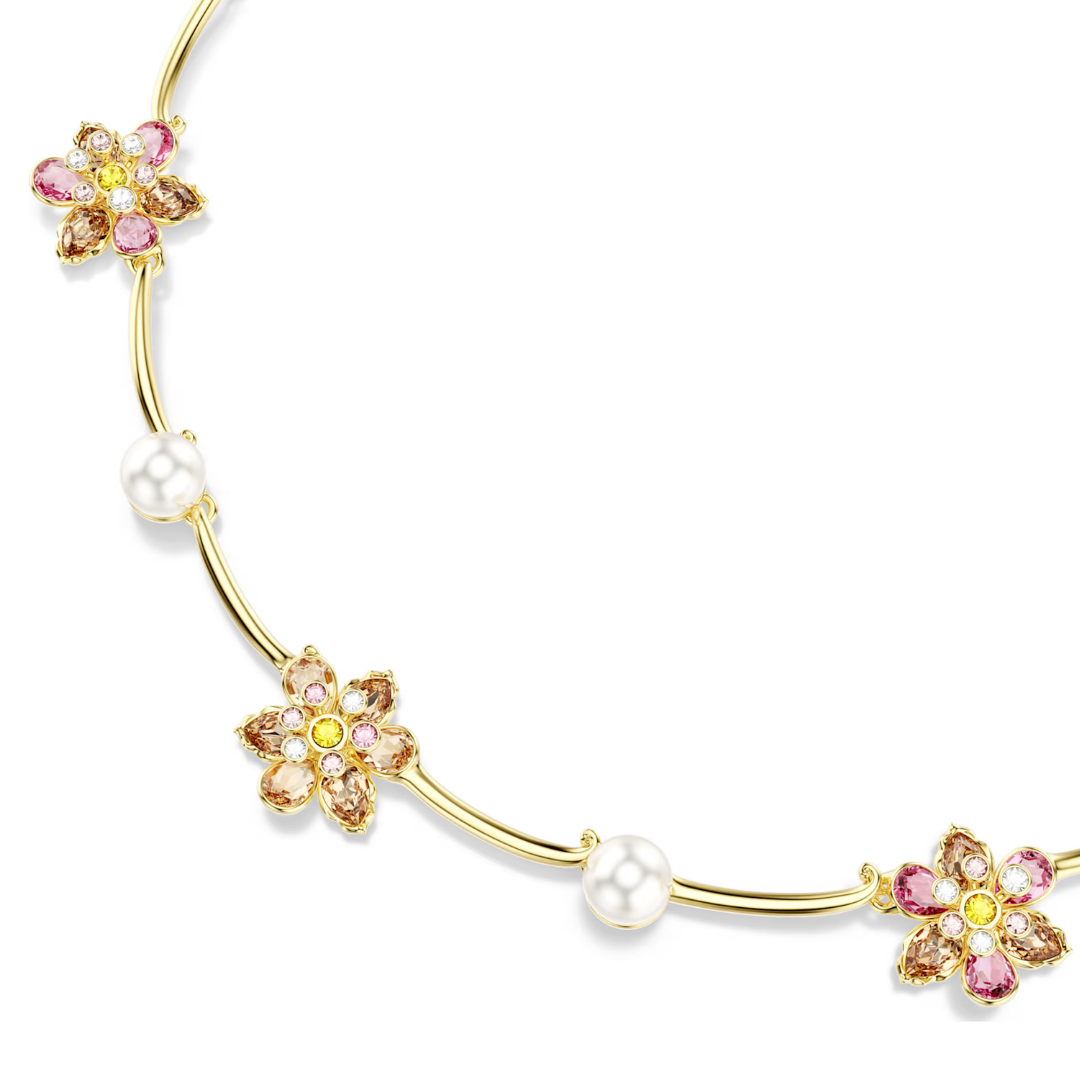 SWAROVSKI שרשרת IDYLLIA ציפוי זהב