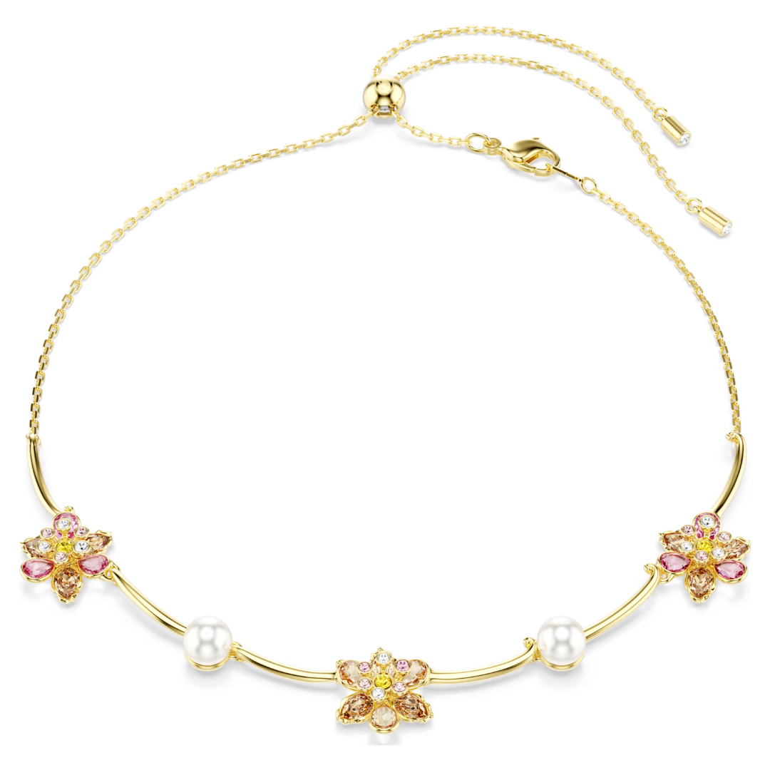 SWAROVSKI שרשרת IDYLLIA ציפוי זהב