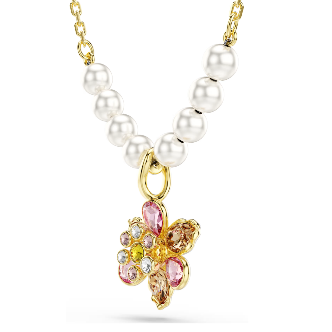 SWAROVSKI שרשרת IDYLLIA ציפוי זהב