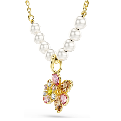SWAROVSKI שרשרת IDYLLIA ציפוי זהב
