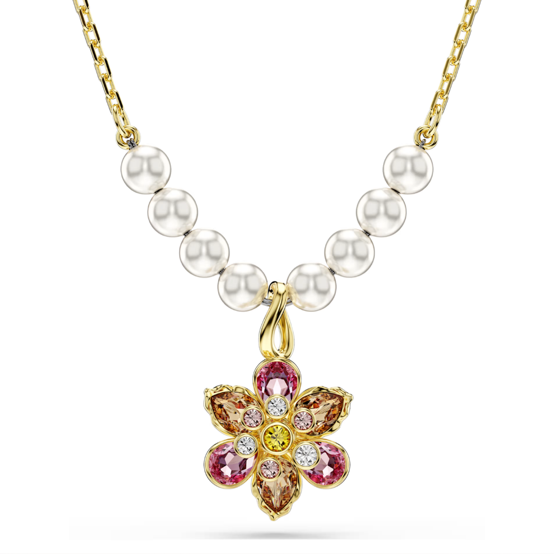 SWAROVSKI שרשרת IDYLLIA ציפוי זהב