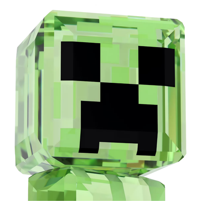 SWAROVSKI מניאטורה קריסטל Minecraft Creeper