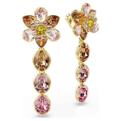 SWAROVSKI עגילי IDYLLIA ציפוי זהב 21