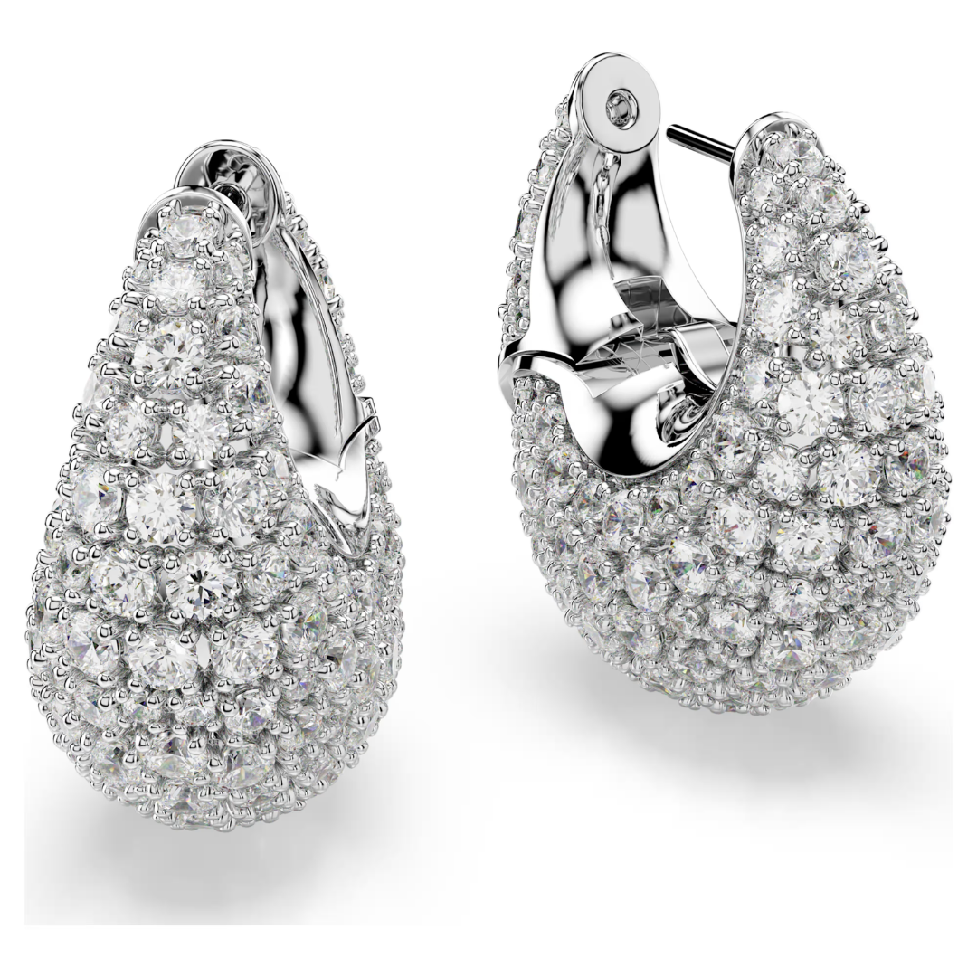SWAROVSKI עגילי SUBLIMA ציפוי רודיום