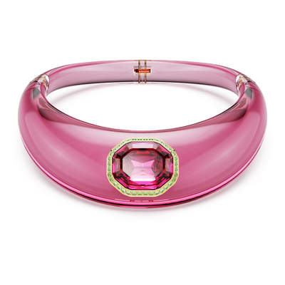 SWAROVSKI שרשרת צ'וקר DULCIS בצבע ורוד