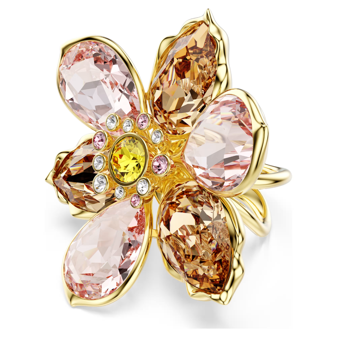 SWAROVSKI טבעת IDYLLIA ציפוי זהב