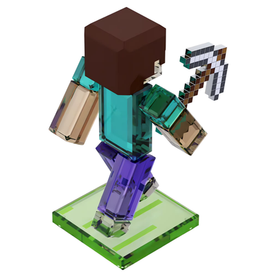 SWAROVSKI מניאטורה קריסטל Minecraft Steve