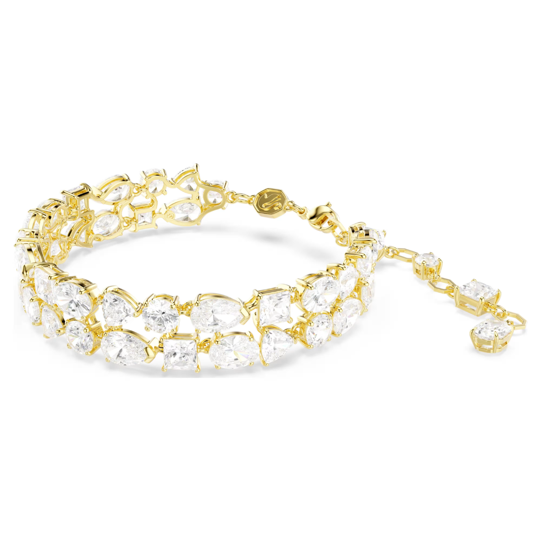 SWAROVSKI צמיד MESMERA ציפוי זהב