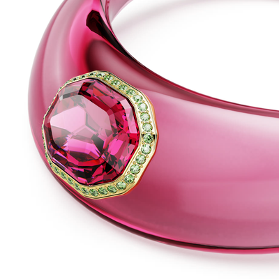 SWAROVSKI שרשרת צ'וקר DULCIS בצבע ורוד