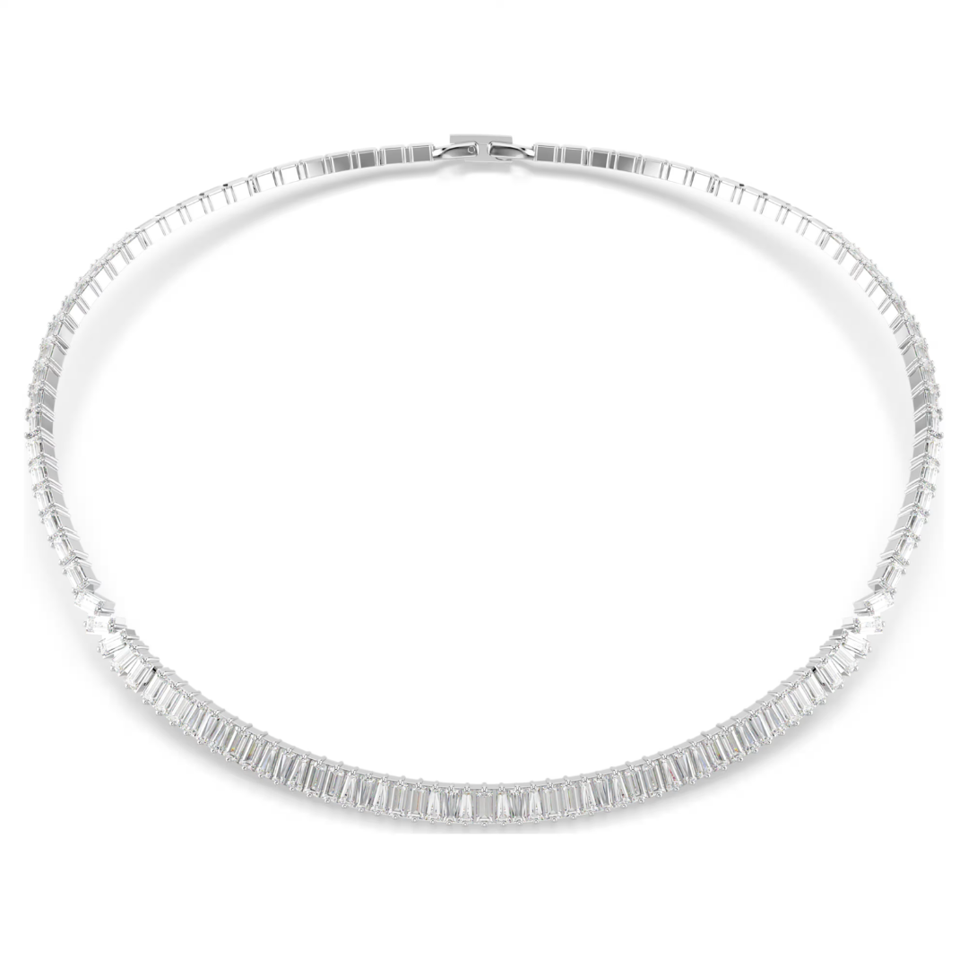 SWAROVSKI שרשרת צ'וקר MATRIX ציפוי רודיום