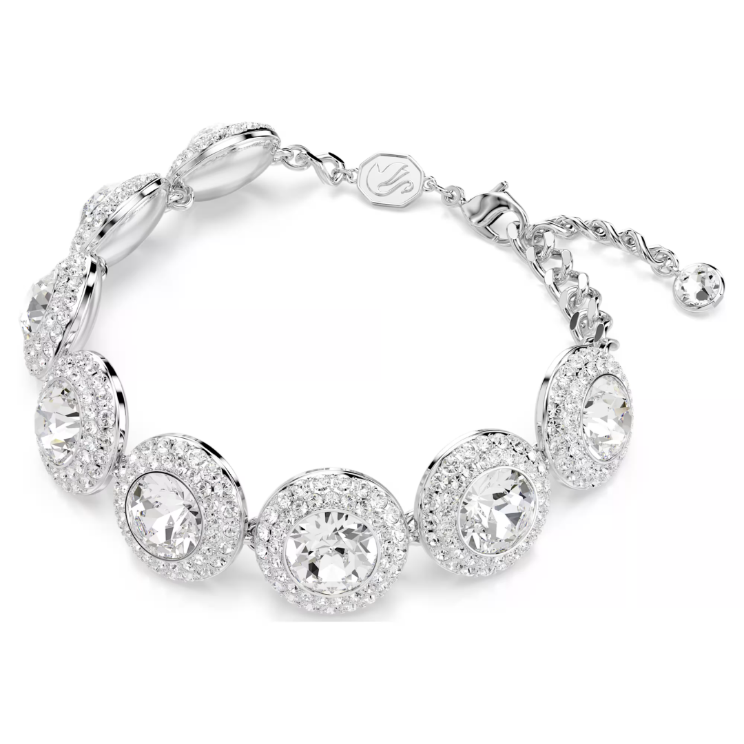 SWAROVSKI צמיד UNA ציפוי רודיום
