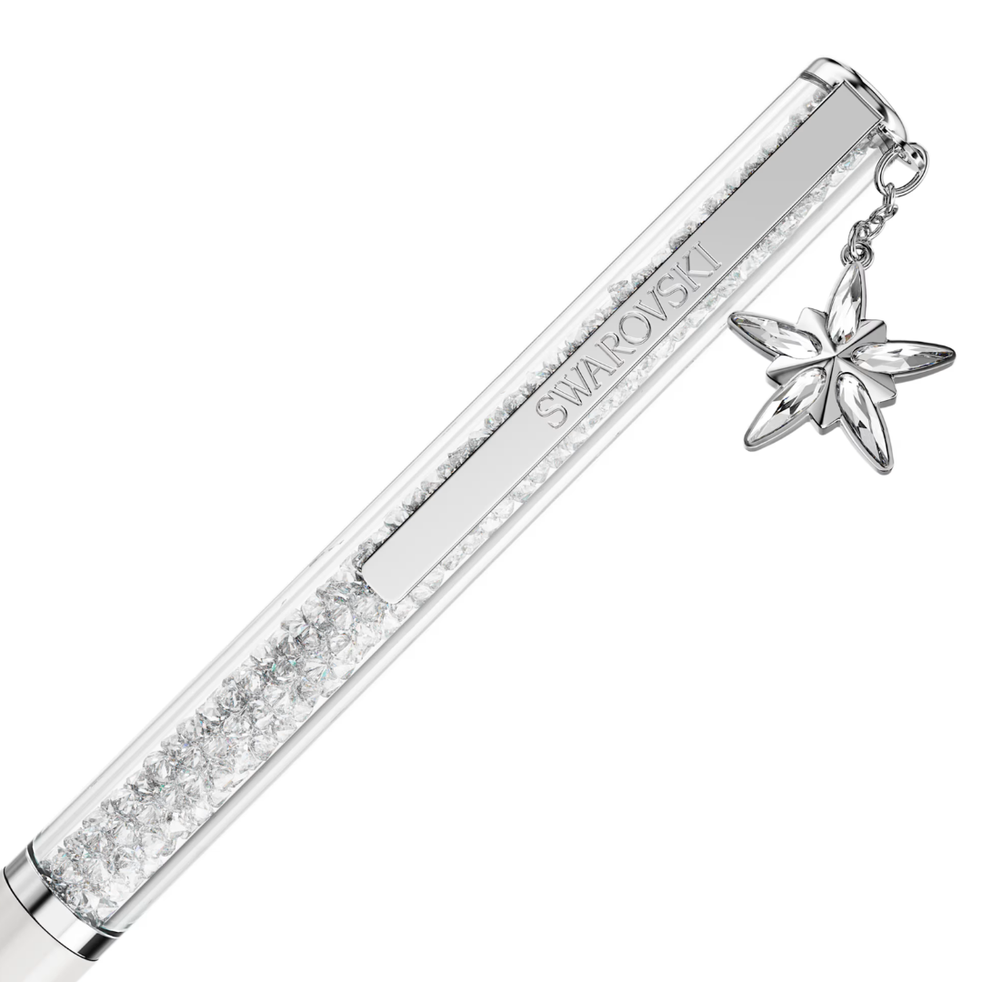 SWAROVSKI עט CRYSTALINE BALLPOINT לבן