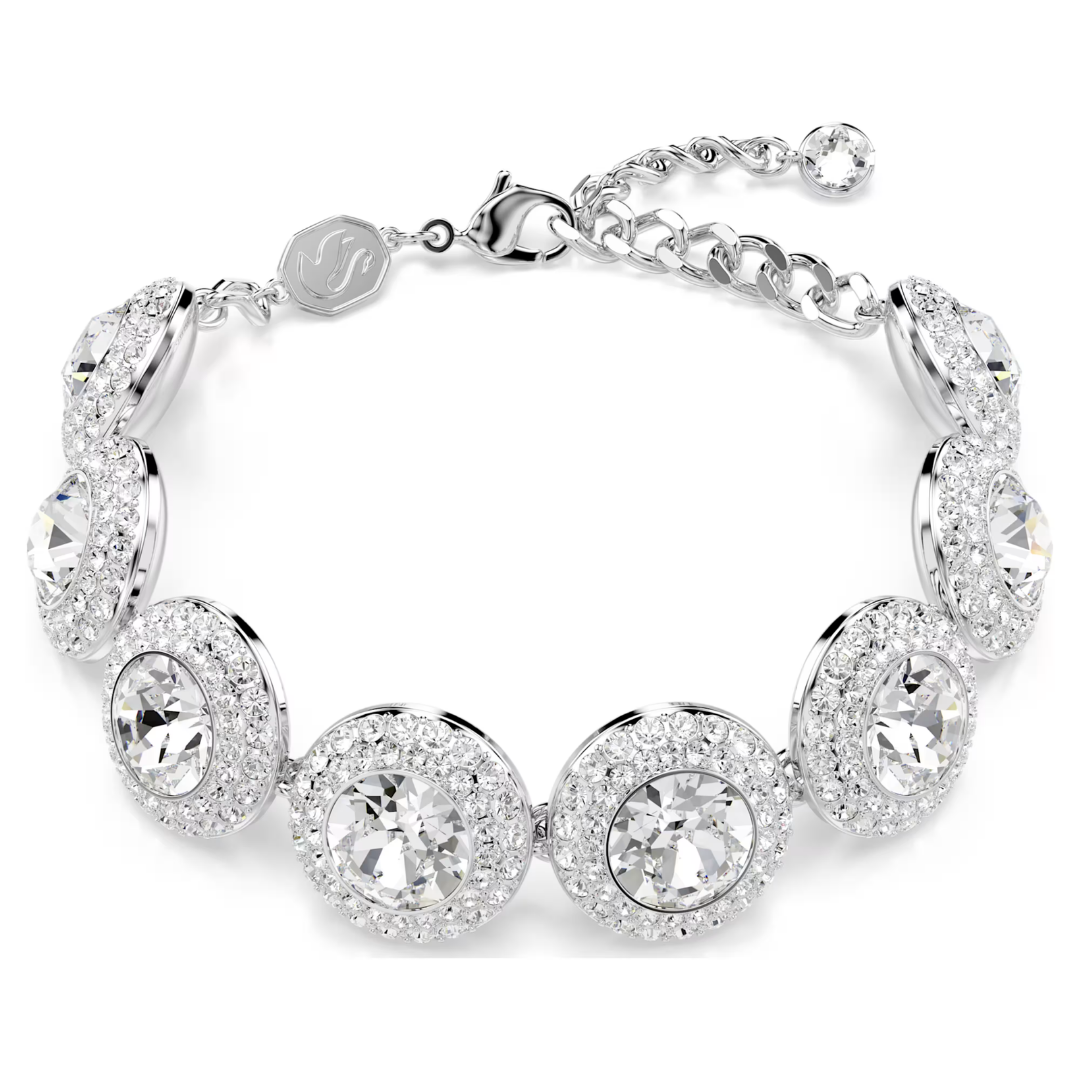 SWAROVSKI צמיד UNA ציפוי רודיום