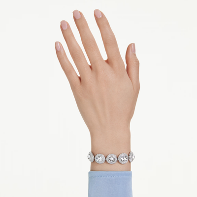 SWAROVSKI צמיד UNA ציפוי רודיום