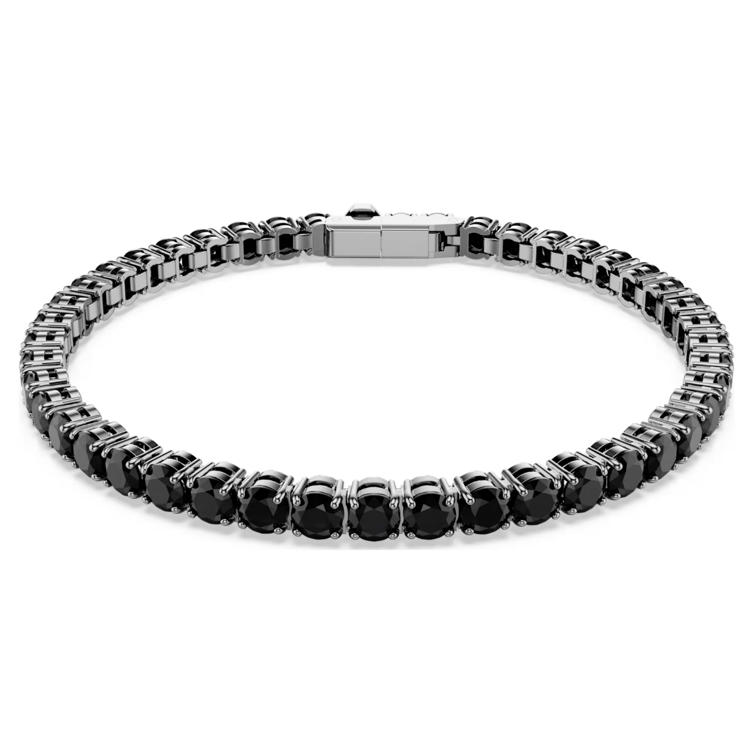 SWAROVSKI צמיד MATRIX רודיום שחור