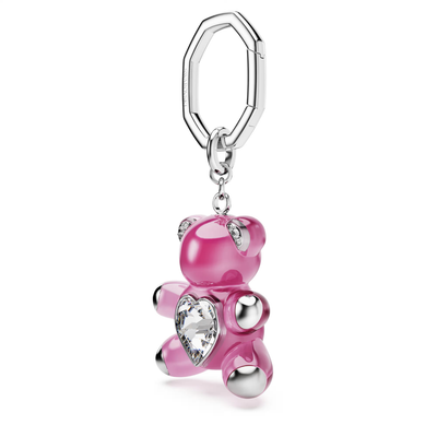 SWAROVSKI מחזיק מפתחות TEDDY ציפוי רודיום