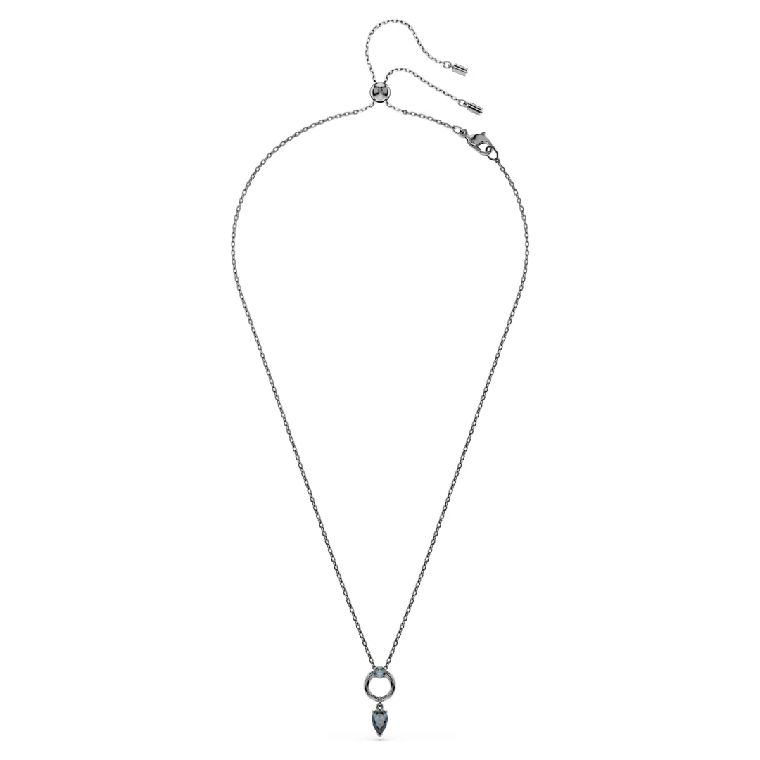 SWAROVSKI שרשרת MESMERA ציפוי רודיום שחור