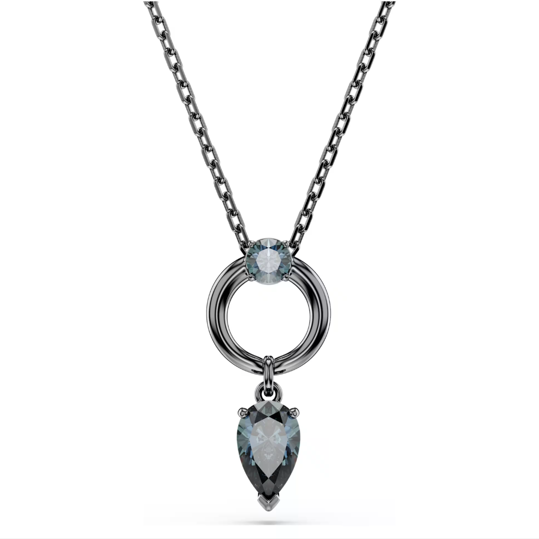 SWAROVSKI שרשרת MESMERA ציפוי רודיום שחור