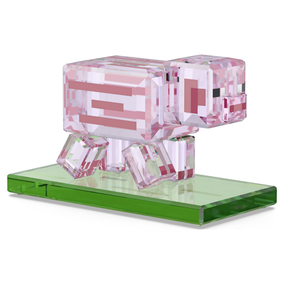 SWAROVSKI מניאטורה קריסטל Minecraft Pig