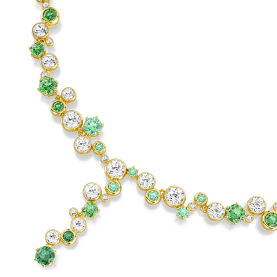 SWAROVSKI שרשרת CONSTELLA ציפוי זהב