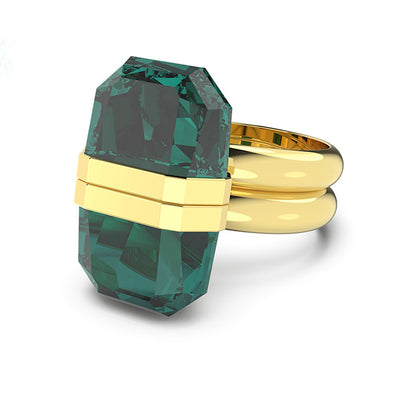 SWAROVSKI טבעת Lucent קריסטל ירוק