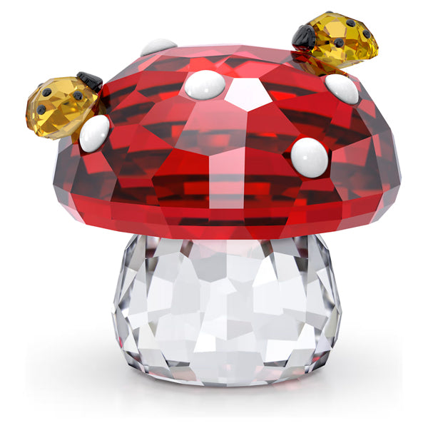 SWAROVSKI מניאטורה קריסטל IDYLLIA MUSHROOM&LADYBUG