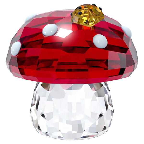 SWAROVSKI מניאטורה קריסטל IDYLLIA MUSHROOM&LADYBUG