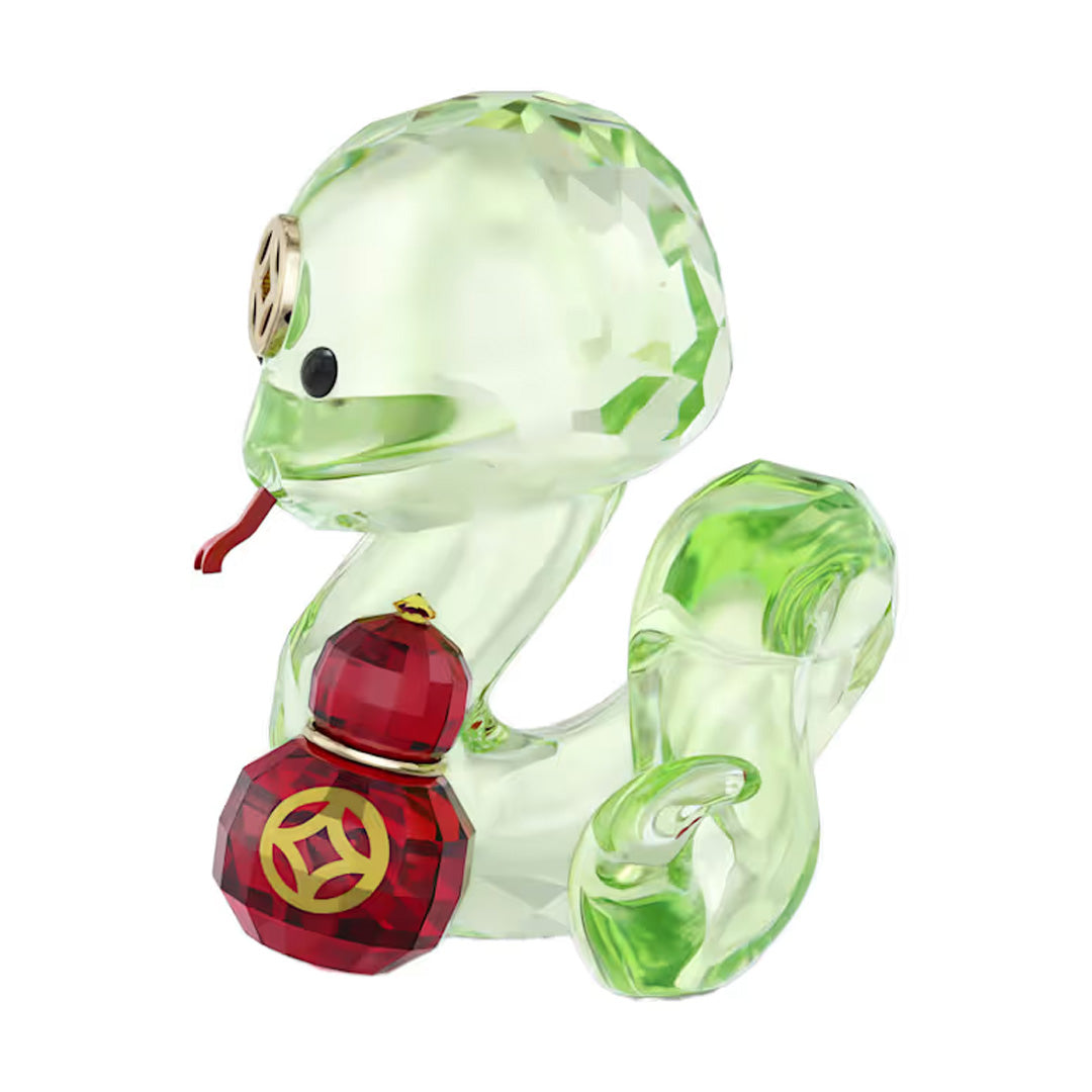 SWAROVSKI מניאטורה קריסטל Asian Symbols Cute Snake