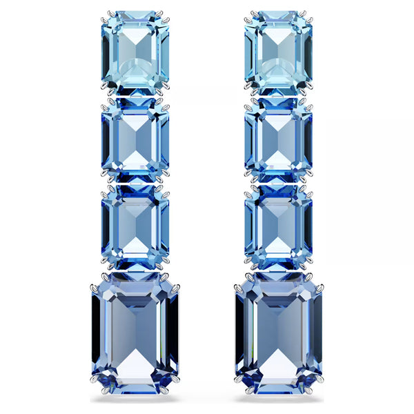 SWAROVSKI עגילים MILLENIA ציפוי רודיום