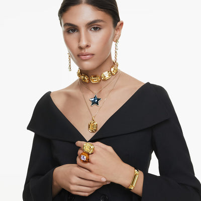 SWAROVSKI צמיד LUCENT ציפוי זהב