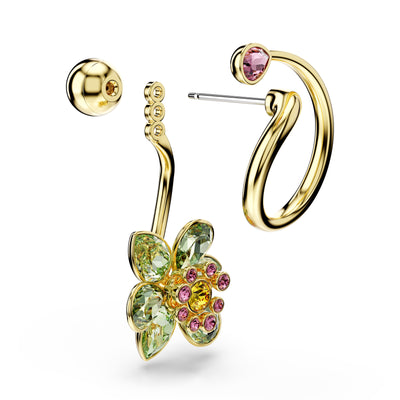 SWAROVSKI עגילי IDYLLIA ציפוי זהב